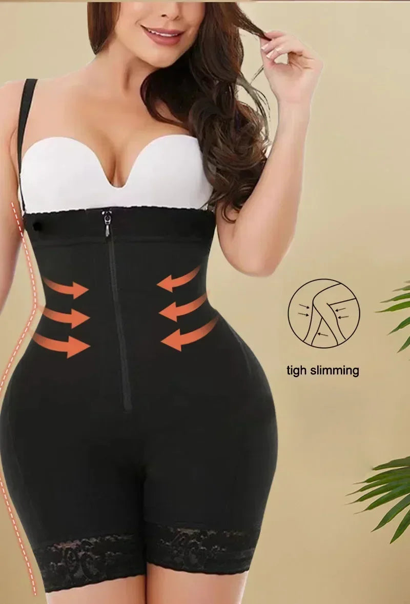 Fajas  Girdle Full Body Shaper Lift Up Butt Lifter Bodysuits Tummy Control Panties Waist Trainer Thigh Slimmer